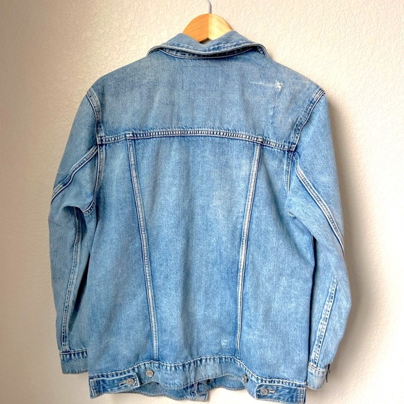 Oversized Boyfriend Trucker Jean Jacket from Lucky Brand - Picture 2 of 7